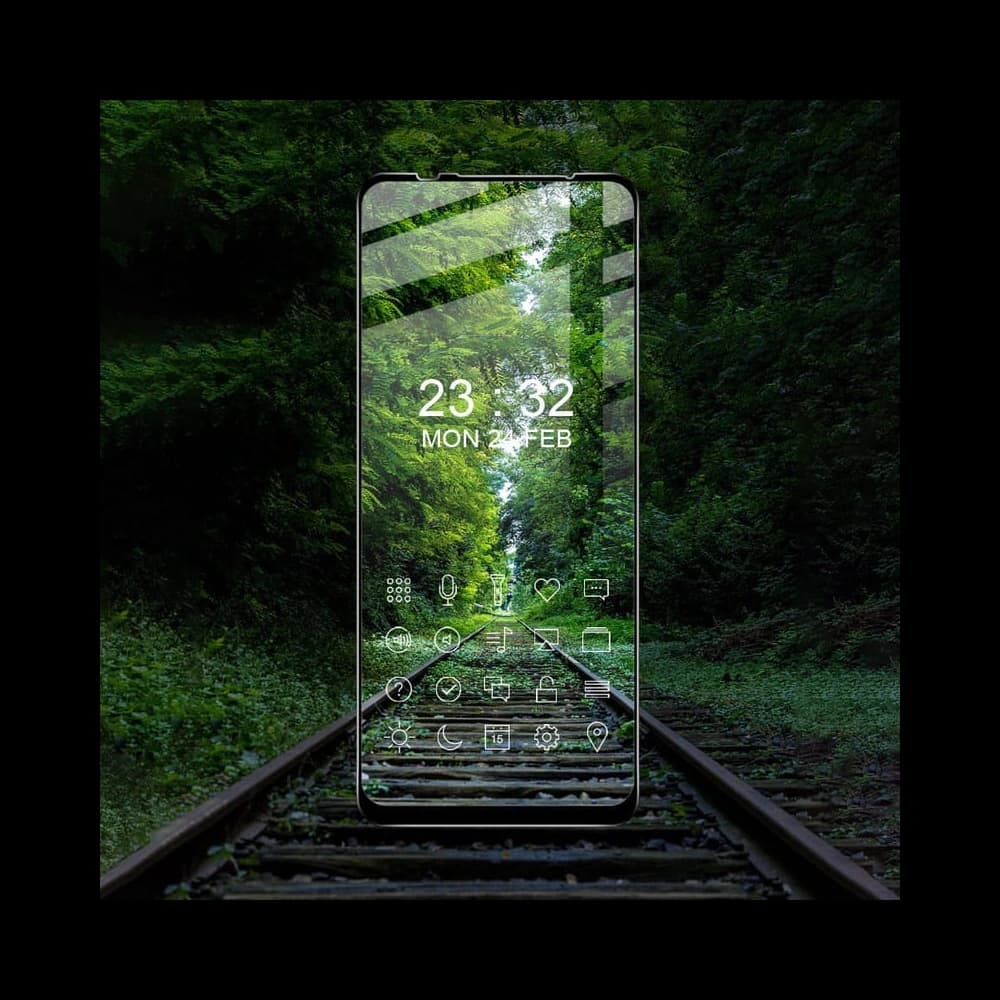 Bizon Glass Edge Moto G9 Power black - 7