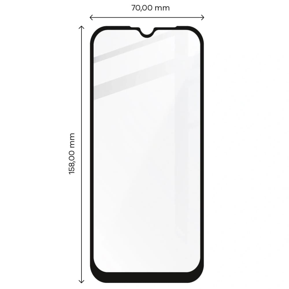 Bizon Glass Edge Oppo A31 black - 2