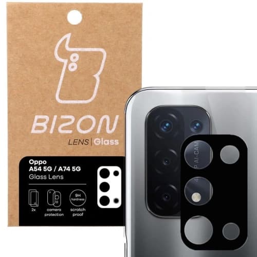 Bizon-Glaslinse Oppo A54 5G / A74 5G [2 PACK]
