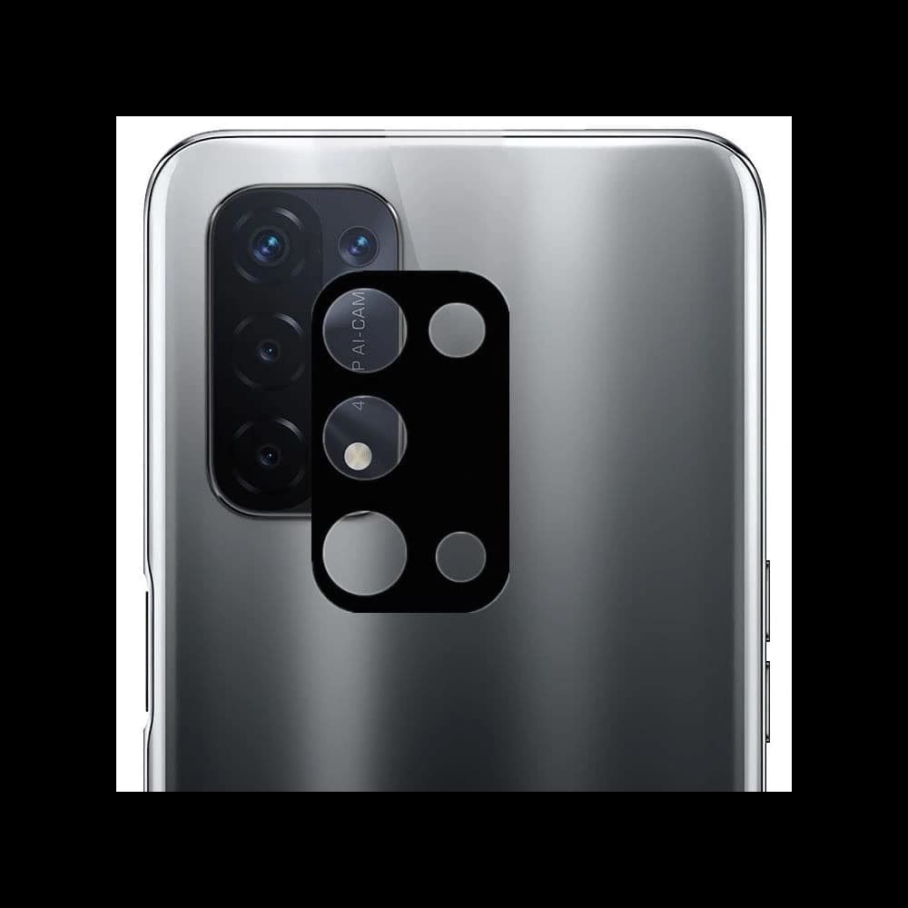 Bizon Glass Edge tempered glass - [2 PACK] + lens protection Oppo A54 5G / A74 5G black - 5