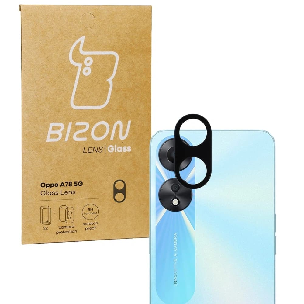 Bizon Glass Lens Oppo A78 [2 PACK] - 1