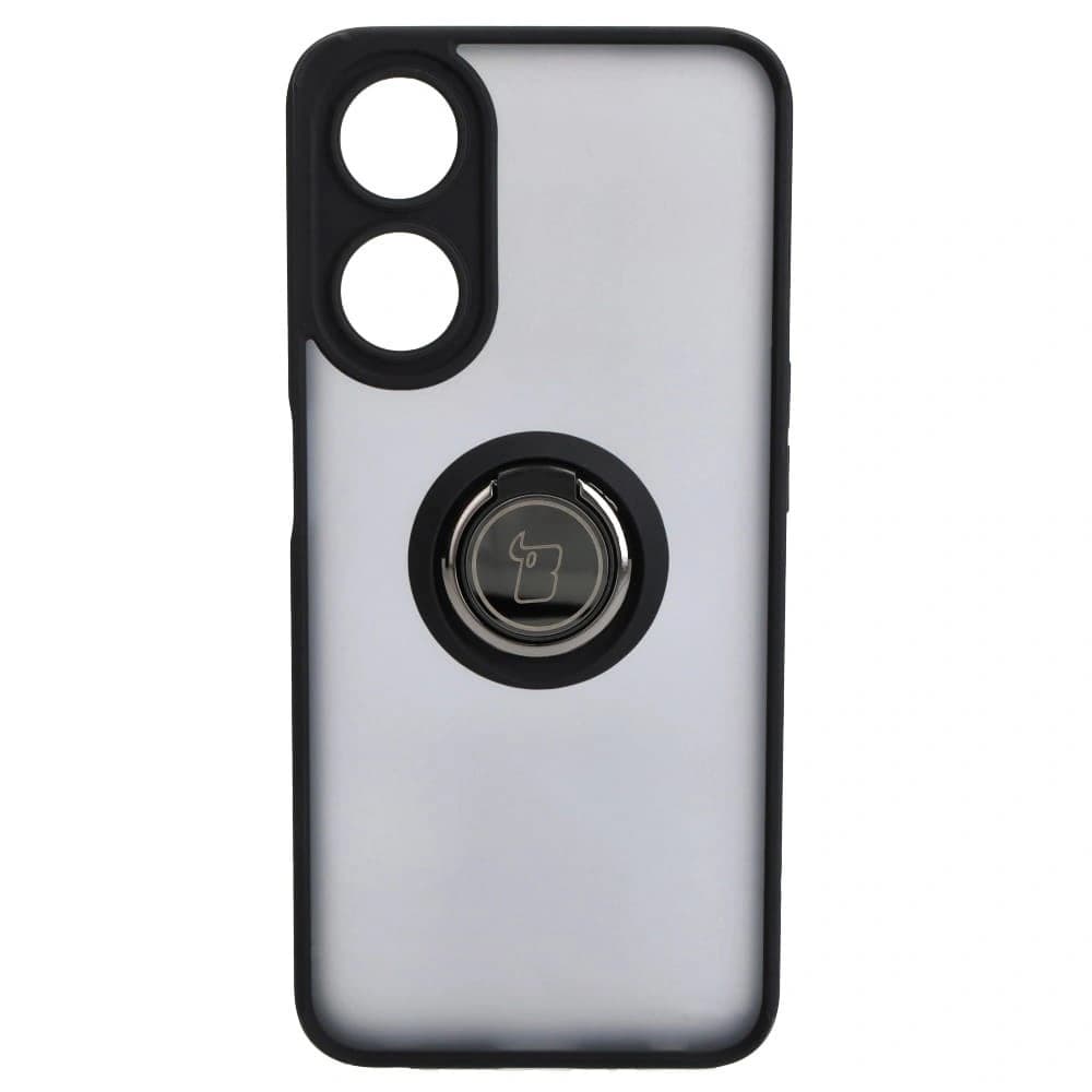 Bizon Case Hybrid Ring Oppo A78 5G rauchig mit einem schwarzen Rahmen - 2