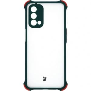 Etui Bizon Case AntiShock Hybrid do Oppo A93 5G / OnePlus Nord N200 5G ciemnozielone