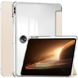 Bizon Case Tab Clear Satin Oppo Pad 2 / OnePlus Pad beige