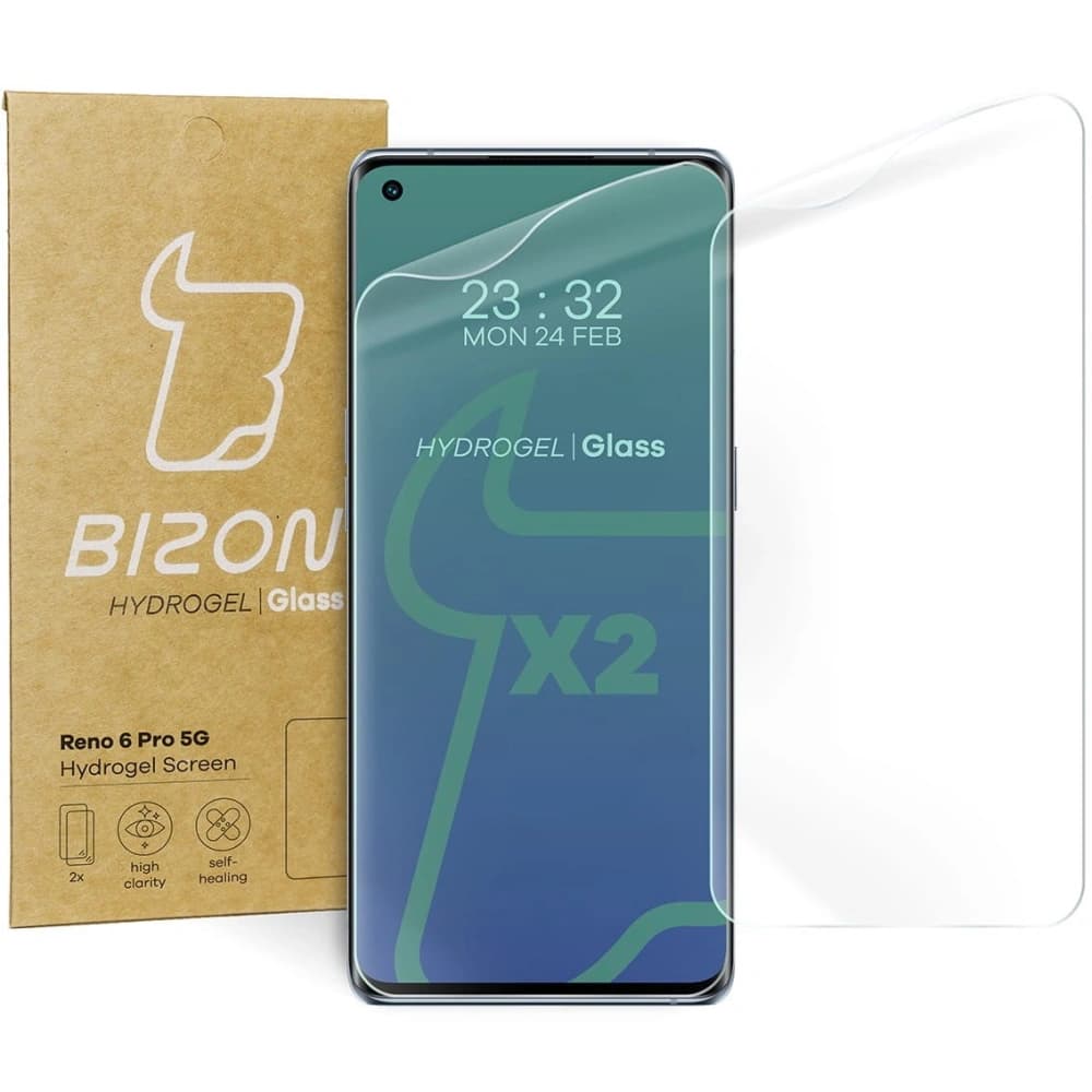 Bizon Glass Hydrogel Reno 6 Pro 5G [2 PACK] - 1