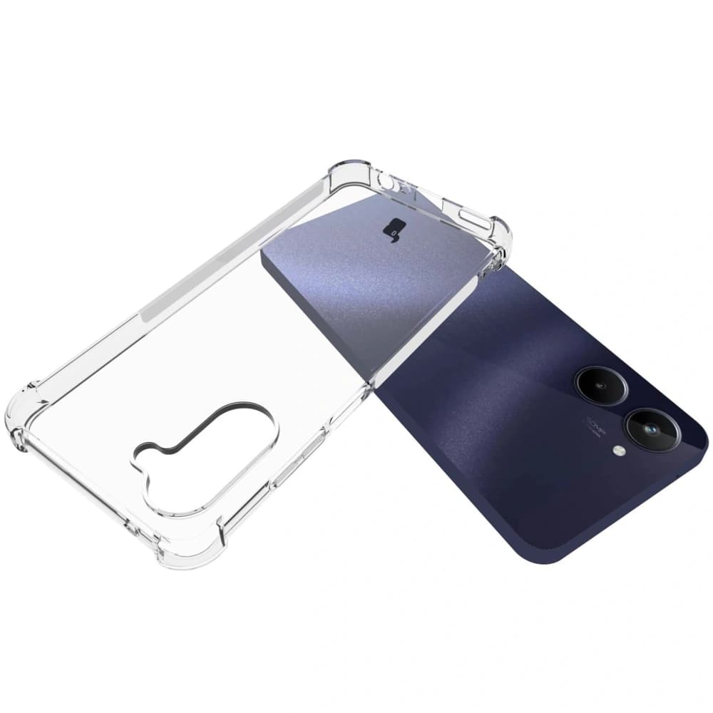 Etui + 2x sklo na displej Bizon Case Clear Pack pro Realme 10 4G průhledné - 5