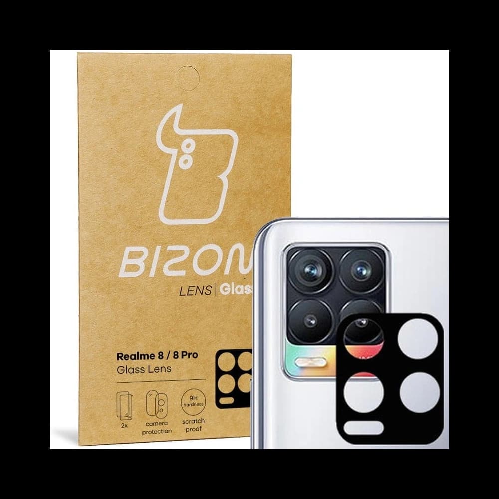 Bizon Glaslinse Realme 8 4G / 8 Pro [2 PACK] - 1