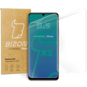 Folia hydrożelowa na ekran Bizon Glass Hydrogel do Realme C53 / Note 50 [2 PACK]