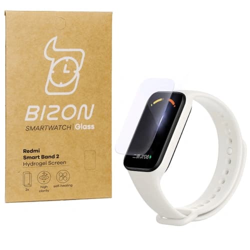 Bizon Glass Hydrogel Redmi Smart Band 2 / Xiaomi Mi Band 8 Aktiv [2 PACK]