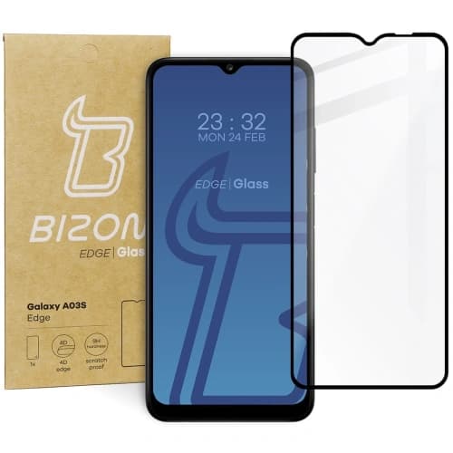 Bizon Glass Edge Samsung Galaxy A03s black