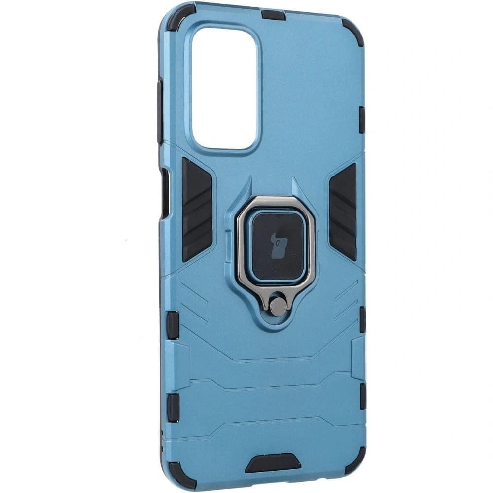 Etui Bizon Case Armor Ring do Galaxy A23 5G / 4G, niebieskie - 2