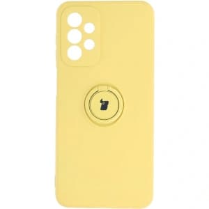 Bizon Case Silicone Ring Samsung Galaxy A23 5G / 4G yellow