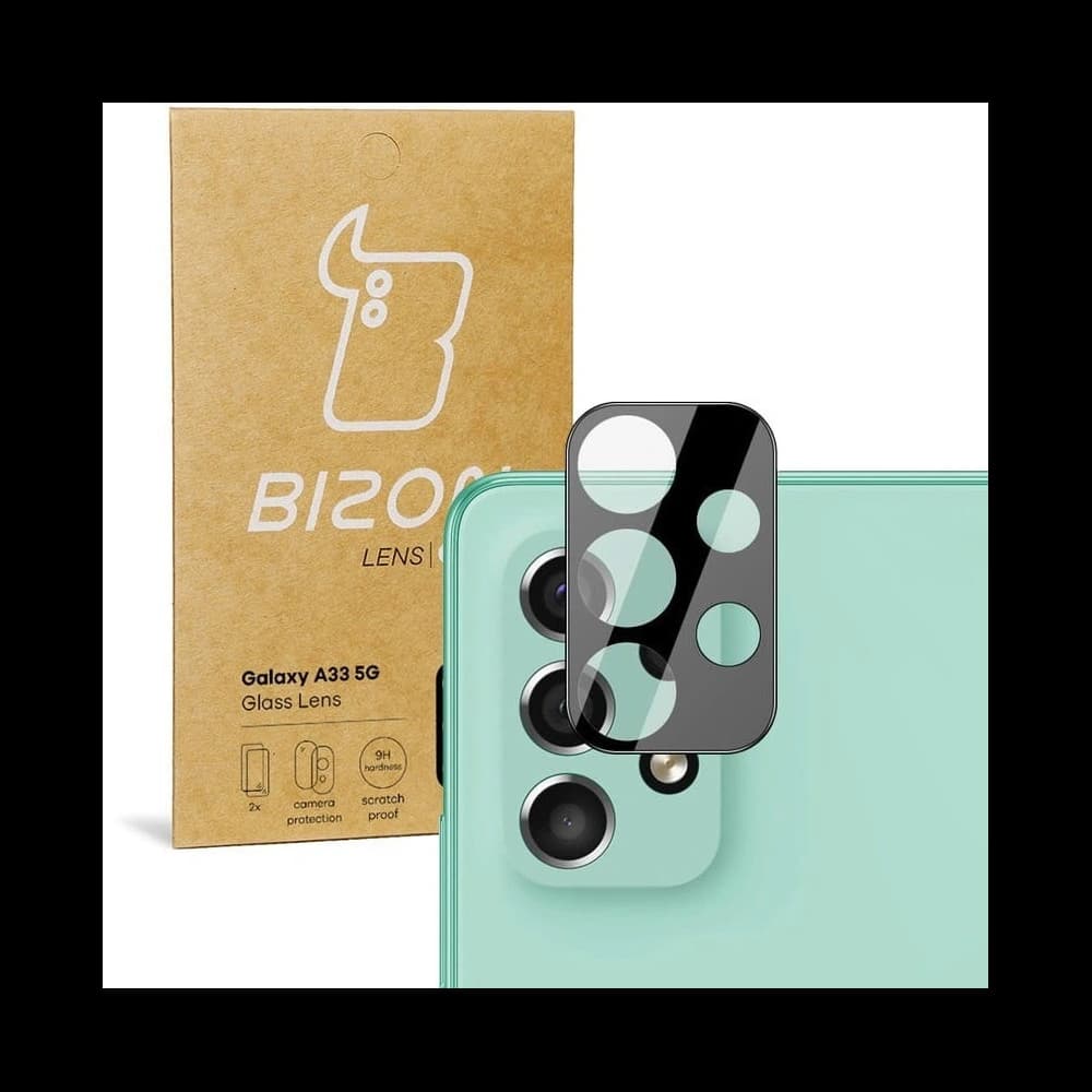 Bizon Glass Linse Samsung Galaxy A33 5G [2 PACK] - 1