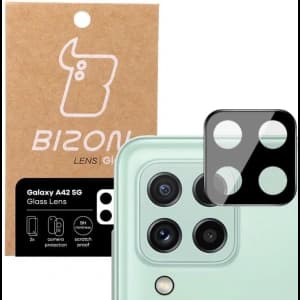 Szkło na aparat Bizon Glass Lens do Samsung Galaxy A42 5G [2 PACK]