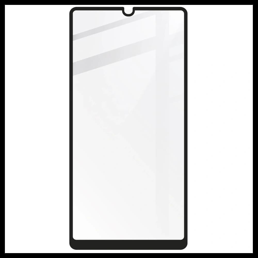 2x szkło hartowane Bizon Glass Edge + ochrona na obiektyw Samsung Galaxy A42 5G czarne - 4