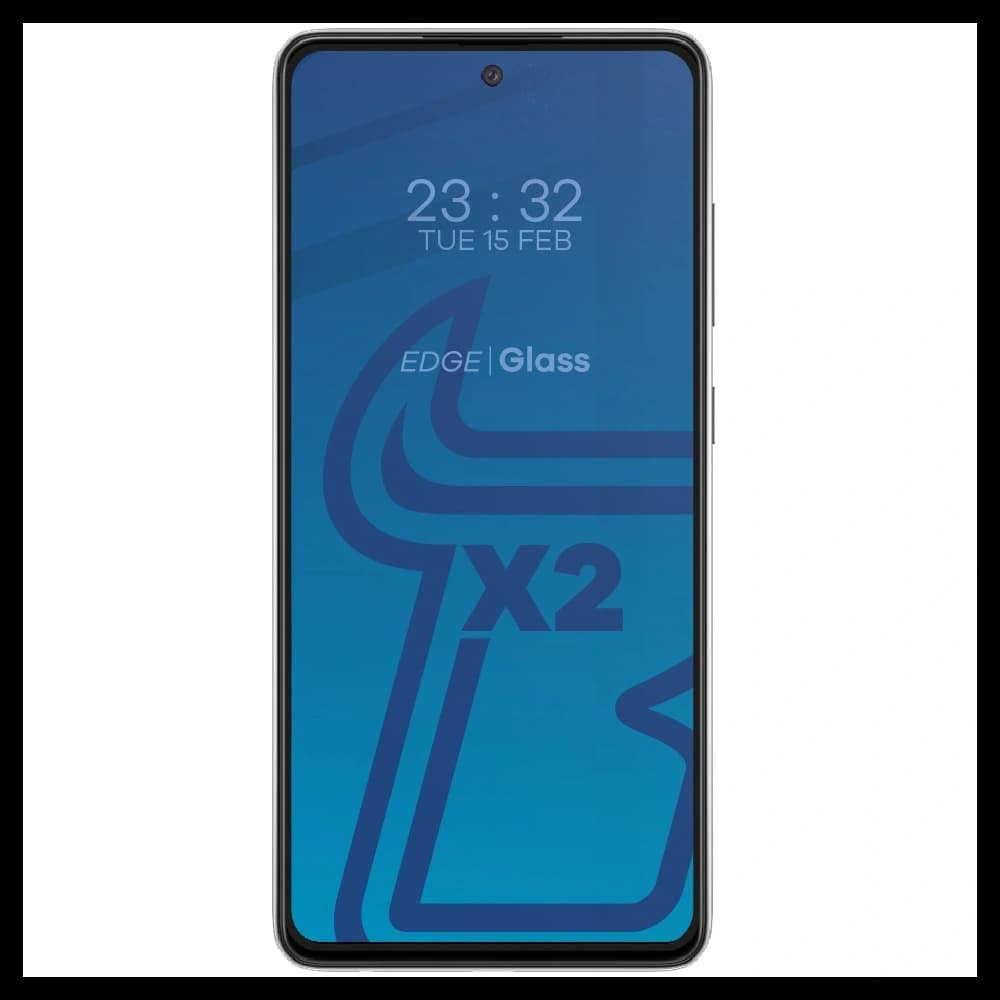 Szkło hartowane Bizon Glass Edge - [2 PACK] + ochrona na obiektyw Samsung Galaxy A52s 5G A52 4G/5G czarne - 3