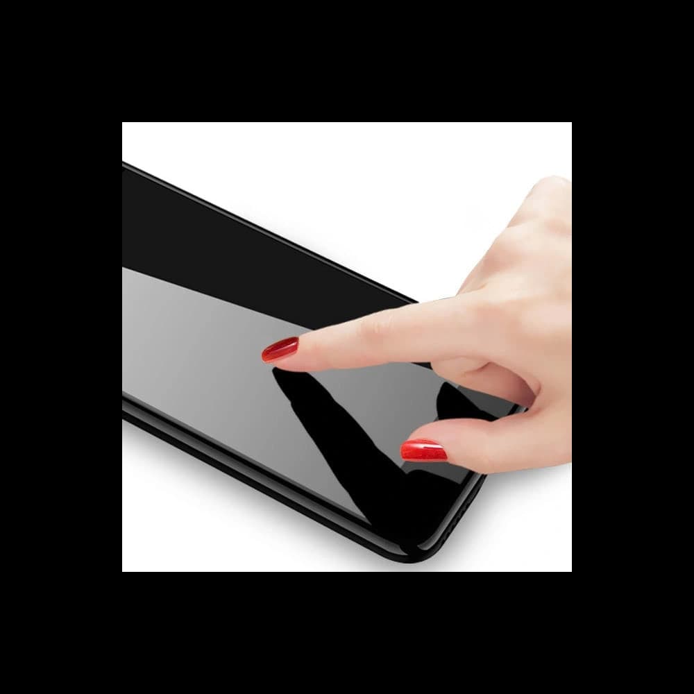 Szkło hartowane Bizon Glass Edge - [2 PACK] + ochrona na obiektyw Samsung Galaxy A52s 5G A52 4G/5G czarne - 6