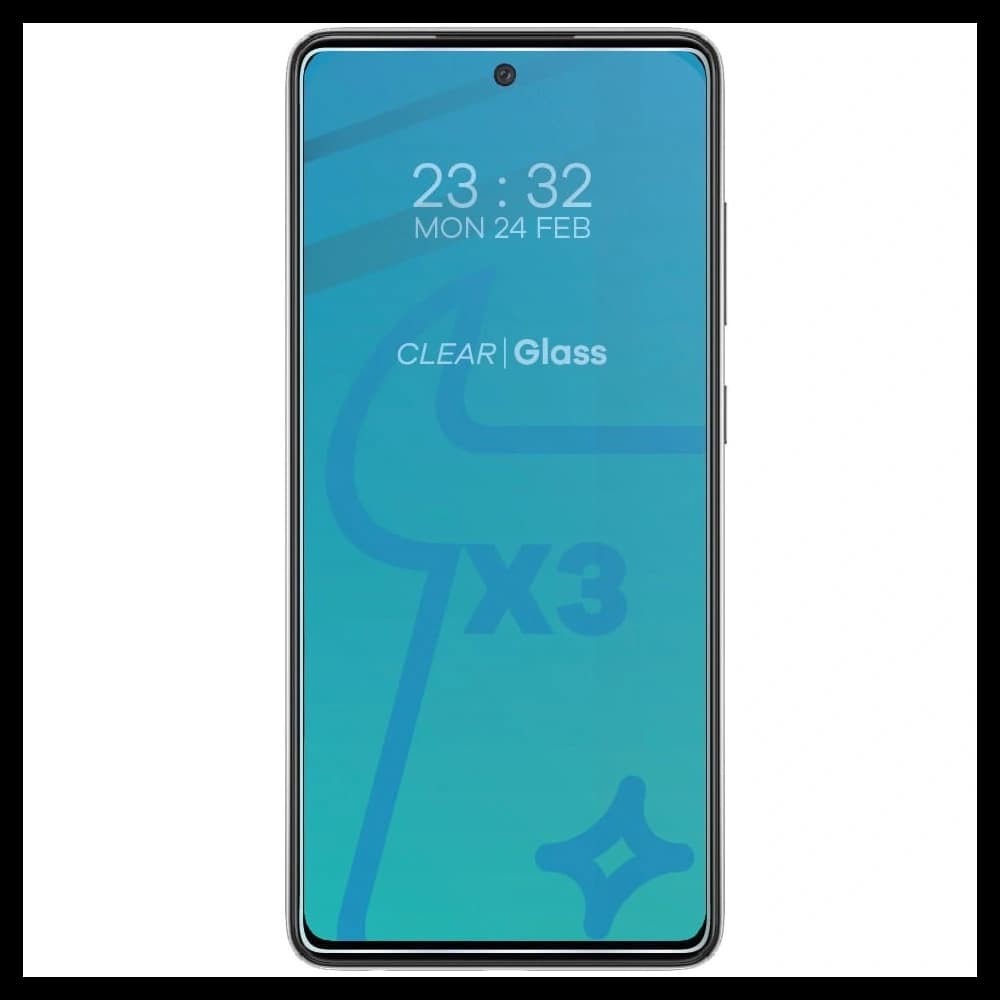 Szkło hartowane Bizon Glass Clear - 3 szt. + obiektyw Samsung Galaxy A52s 5G A52 4G/5G - 3