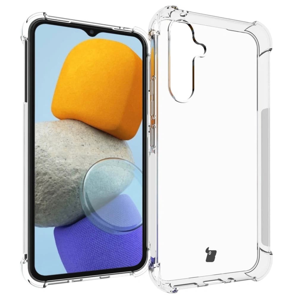 Bizon Case Clear Pack Hülle + 2x Glas für den Bildschirm + Glas für die Linse Samsung Galaxy A54 5G klar - 3