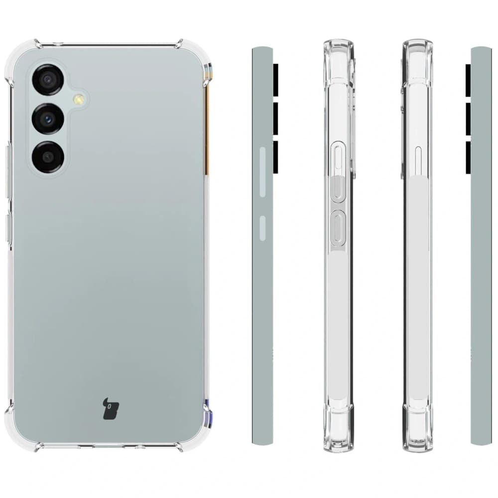 Bizon Case Clear Pack Hülle + 2x Glas für den Bildschirm + Glas für die Linse Samsung Galaxy A54 5G klar - 4