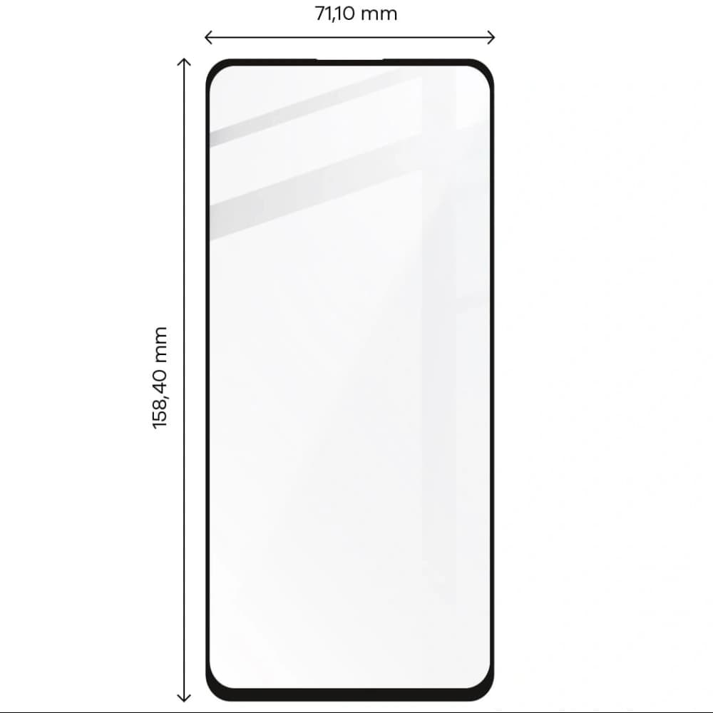 Bizon Glass Edge Samsung Galaxy A72 5G schwarz - 2