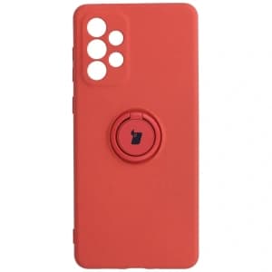 Bizon Case Silikonring Samsung Galaxy A73 5G dunkelrosa