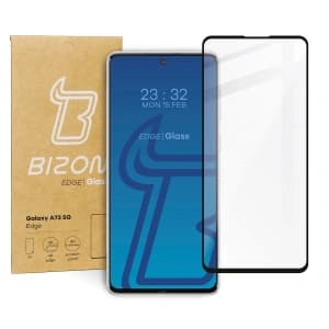 Bizon Glass Edge Samsung Galaxy A73 5G schwarz