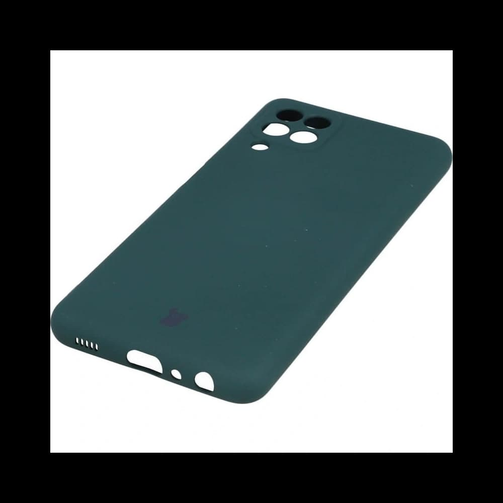 Bizon Case Silicone Samsung Galaxy A22 4G / M22 dark green - 2