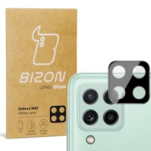 Bizon Glass Lens Samsung Galaxy A22 4G / M22 [2 PACK]