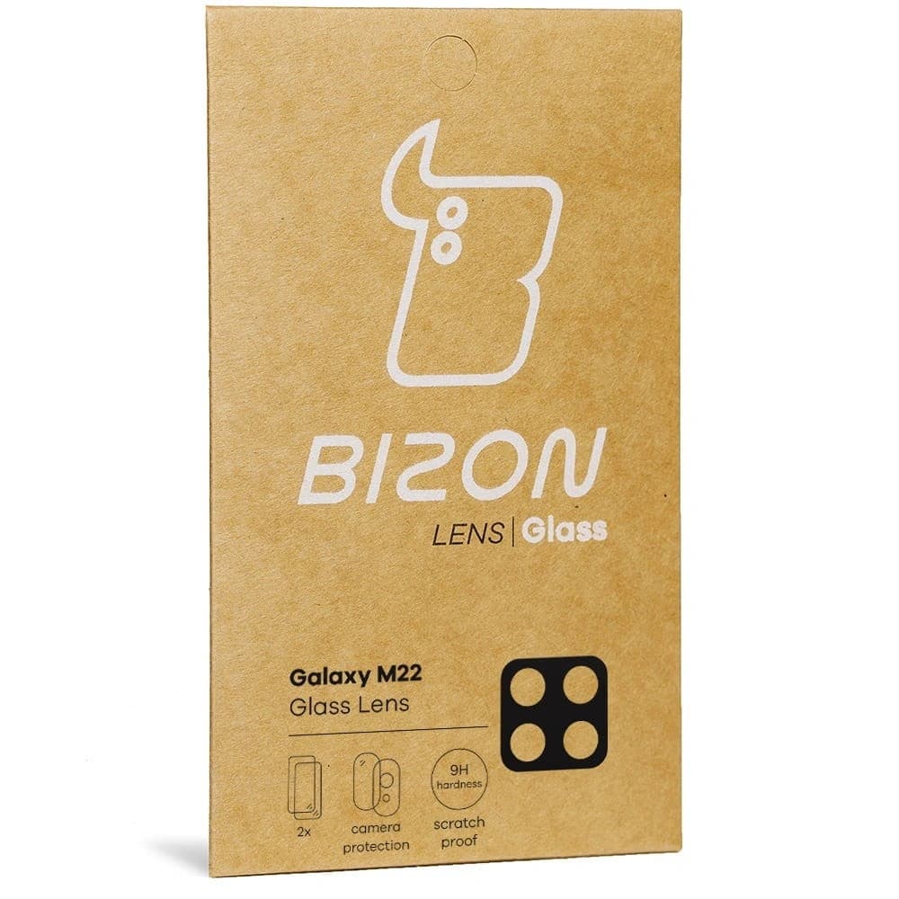 Bizon Glass Lens Samsung Galaxy A22 4G / M22 [2 PACK] - 6