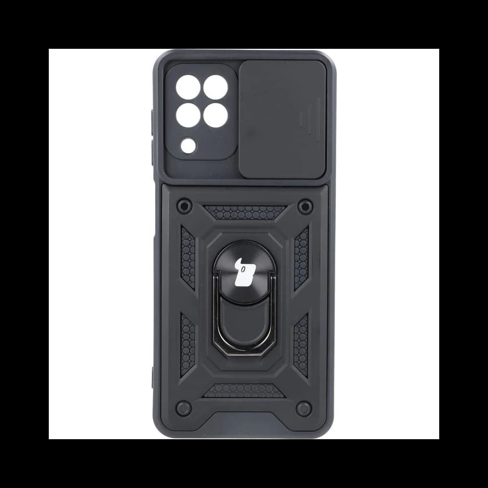 Bizon Case CamShield Ring Samsung Galaxy A22 4G / M22 black - 1
