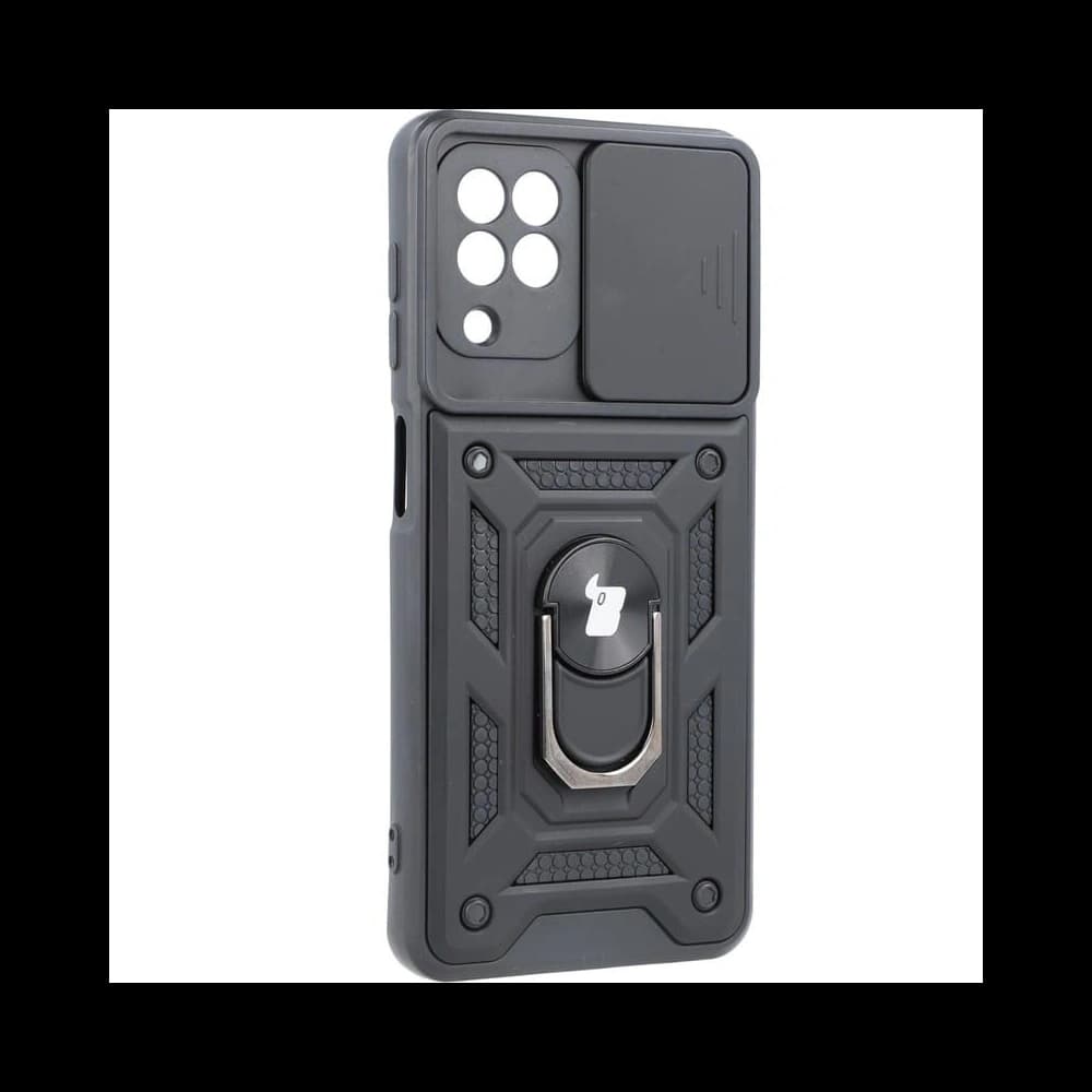 Bizon Case CamShield Ring Samsung Galaxy A22 4G / M22 black - 2