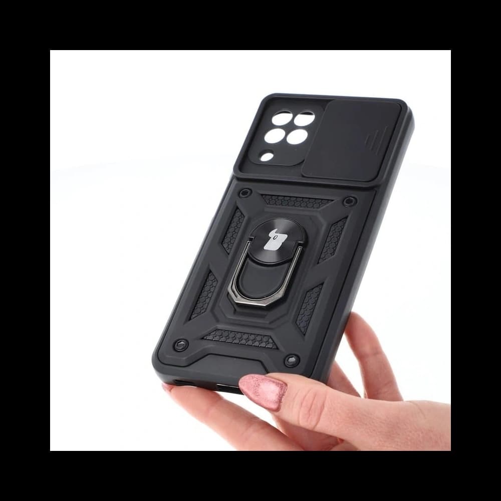 Bizon Case CamShield Ring Samsung Galaxy A22 4G / M22 black - 4