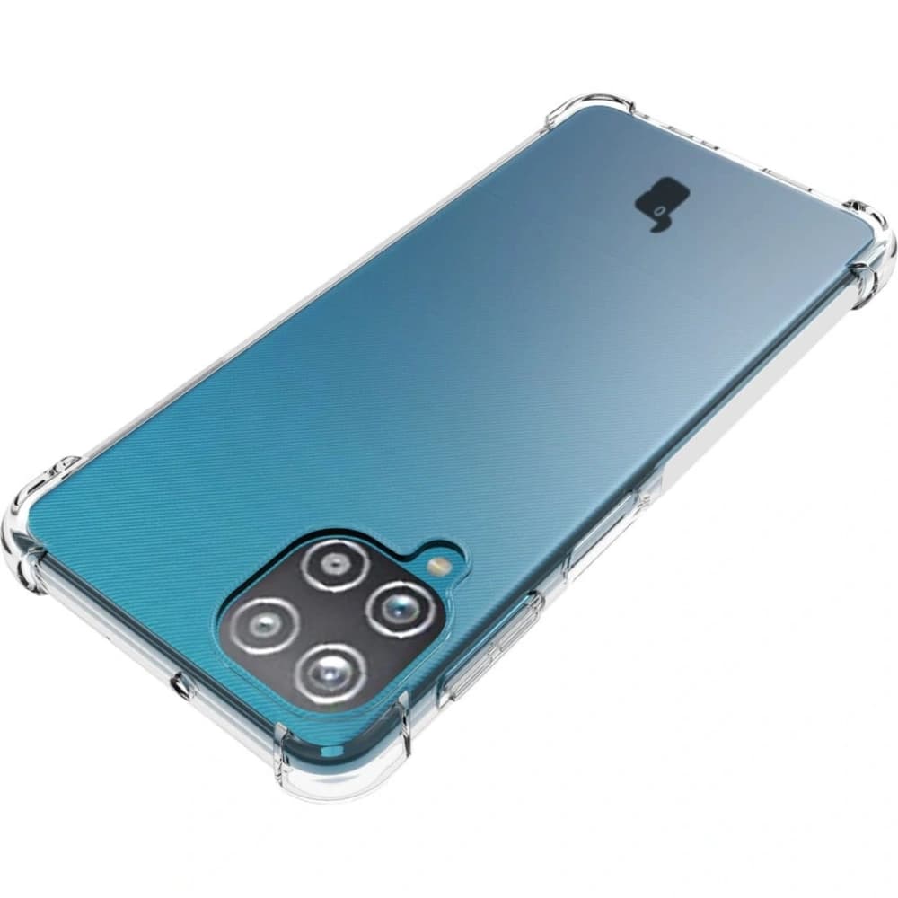 Bizon Case Clear Pack case + 2x screen glass + lens glass Samsung Galaxy A22 4G / M22 clear - 6