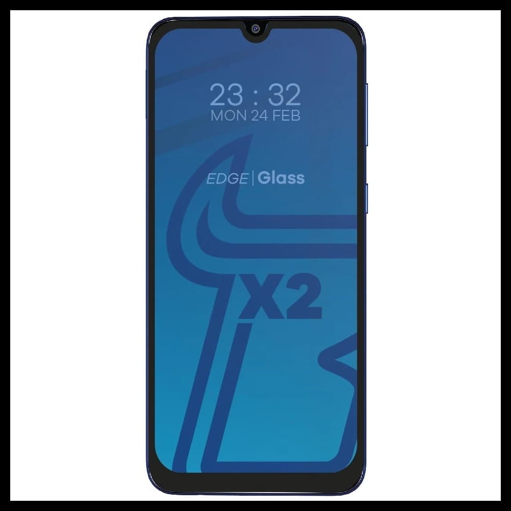 Bizon Glass Edge 2x gehärtetes Glas + Linsenschutz Samsung Galaxy M31 schwarz - 3