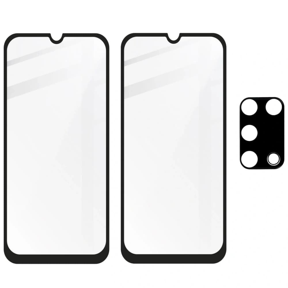 Bizon Glass Edge 2x gehärtetes Glas + Linsenschutz Samsung Galaxy M31 schwarz - 5