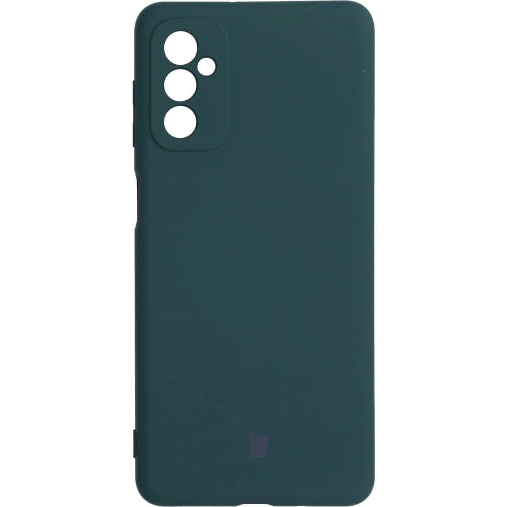 Etui Bizon Case Silicone do Samsung Galaxy M52 ciemnozielone - 1