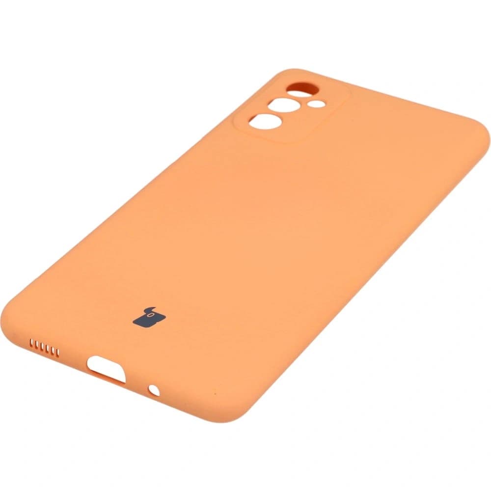 Etui Bizon Case Silicone do Samsung Galaxy M52 pomarańczowe - 2