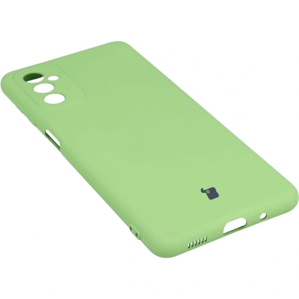 Etui Bizon Case Silicone do Samsung Galaxy M52 jasnozielone - 3