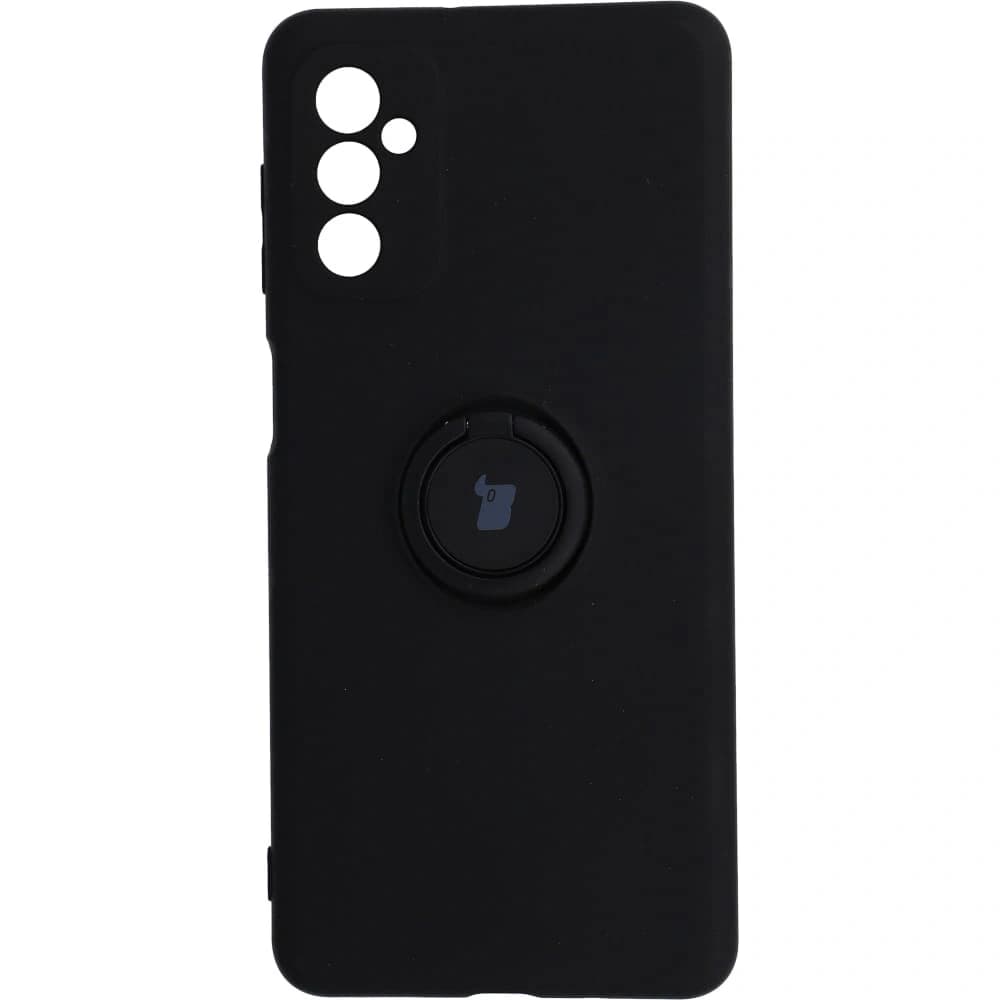 Etui Bizon Case Silicone Ring do Samsung Galaxy M52 czarne - 1