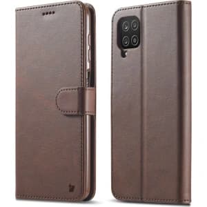 Bizon Case Wallet Samsung Galaxy M53 5G dark brown