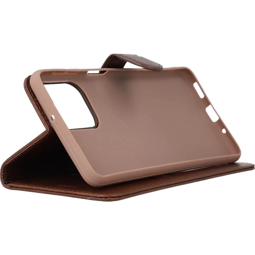 Bizon Case Wallet Samsung Galaxy M53 5G dunkelbraun - 3