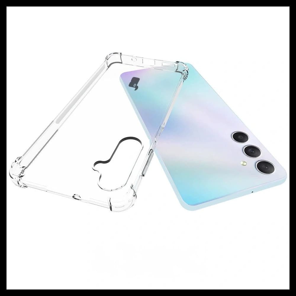Bizon Case Clear Pack case + 2x screen glass + lens glass Samsung Galaxy M54 5G clear - 5