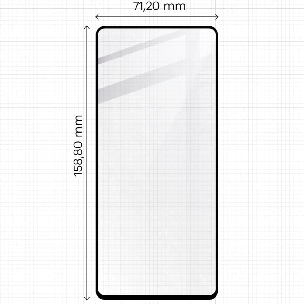BIZON Edge 2 Pack 2x Bildschirmglas + Kameraglas Samsung Galaxy M54 5G - 2