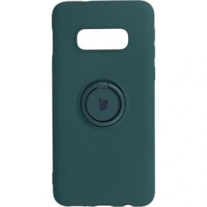 Bizon Case Silicone Ring Samsung Galaxy S10e dark green