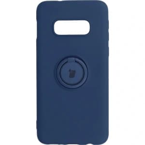 Bizon Case Silicone Ring Samsung Galaxy S10e navy blue