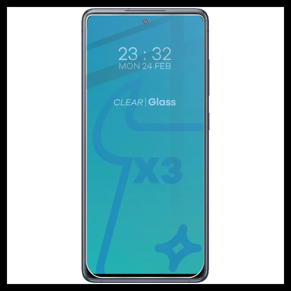 Bizon üveg Átlátszó edzett üveg - 3 db. + lencseüveg Samsung Galaxy S20 FE - 3