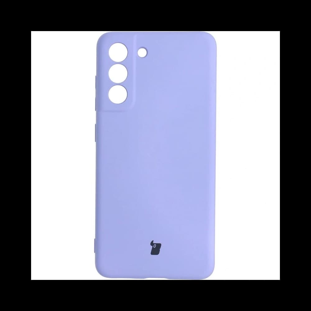 Etui Bizon Case Silicone do Samsung Galaxy S21 FE fioletowe - 1