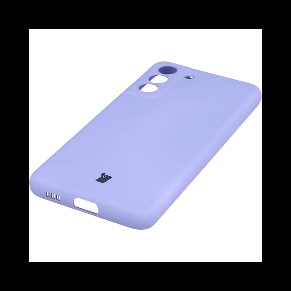 Etui Bizon Case Silicone do Samsung Galaxy S21 FE fioletowe - 2