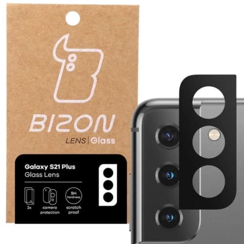 Szkło na aparat Bizon Glass Lens do Samsung Galaxy S21 Plus [2 PACK]